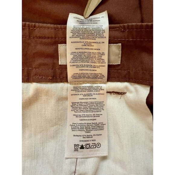 Columbia Mens Burgundy Straight‎ Fit Casual Shorts Size 34 - Picture 5 of 9